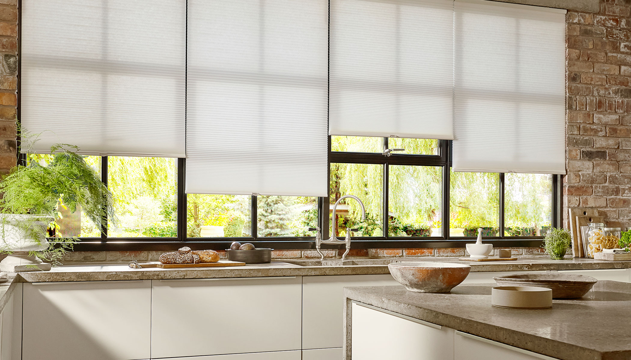 Electric Pleated Blinds