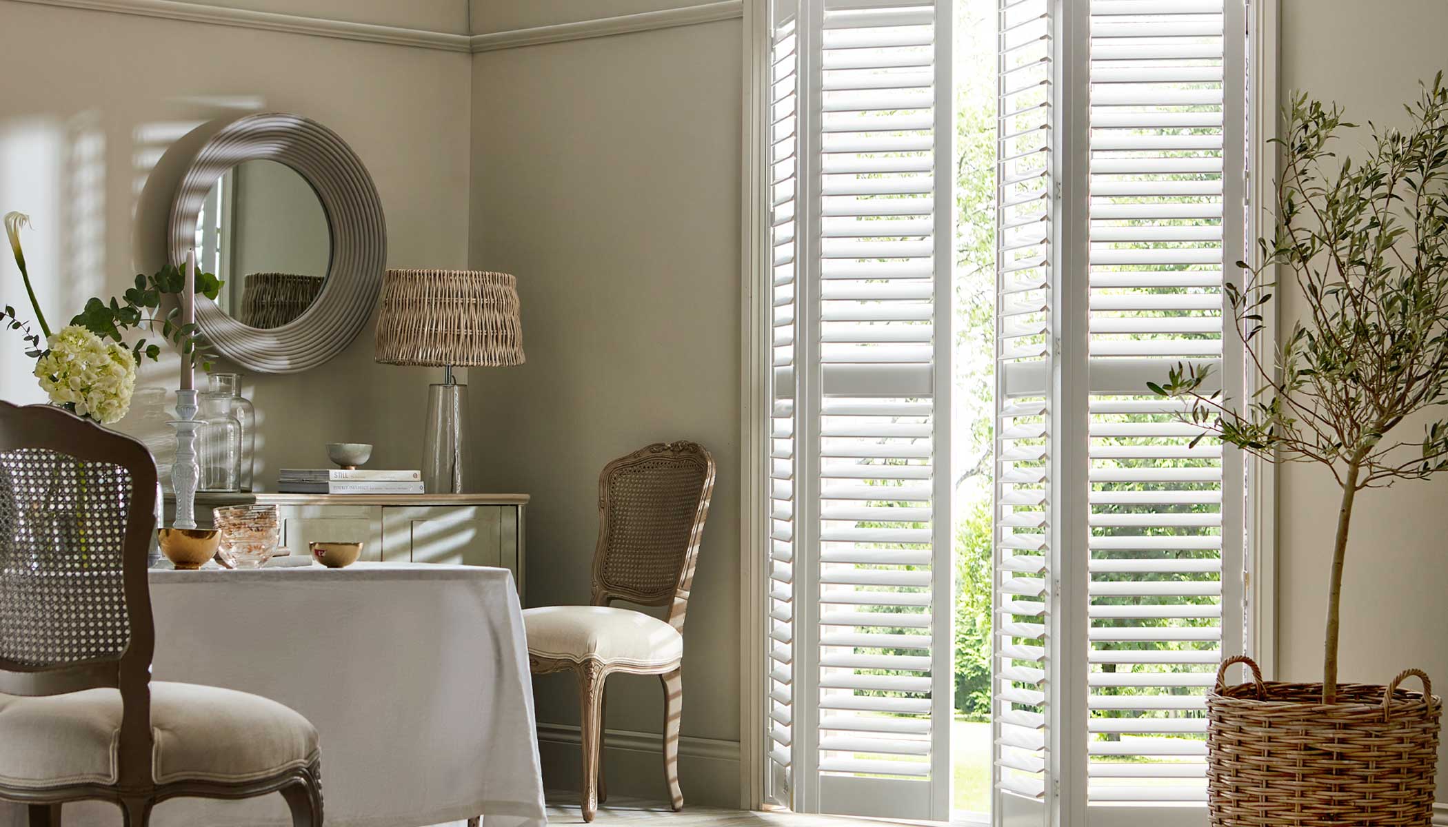 White Shutter Blinds