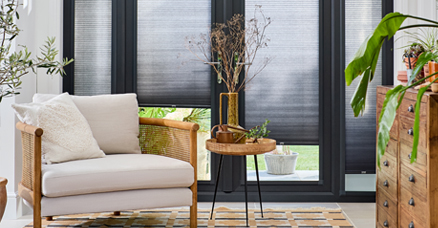 Thermal door blinds