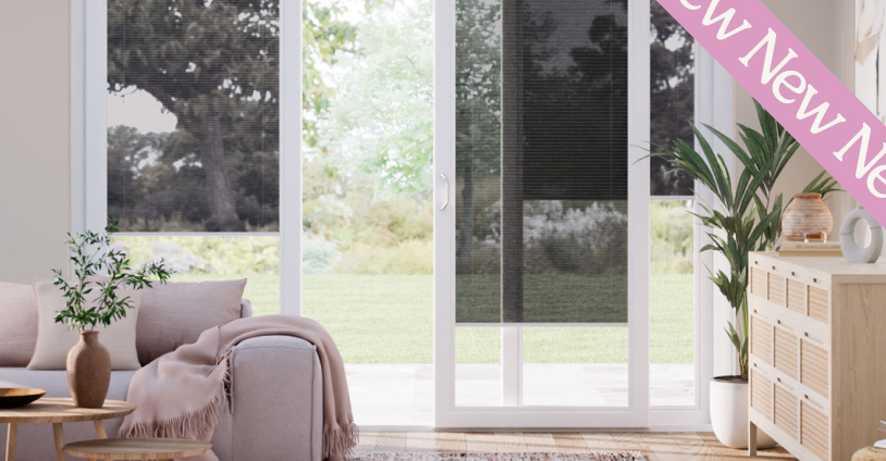 Sliding door blinds