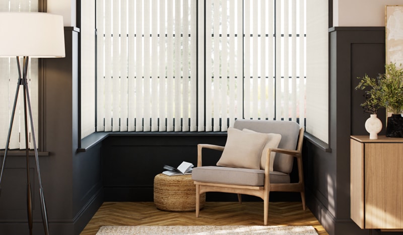 Vertical Blinds for Bay Windows