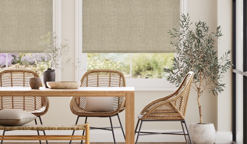 No Drill Dining Room Blinds