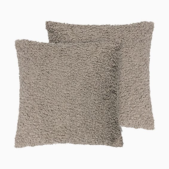 Faux Fut and Boucle Cushions