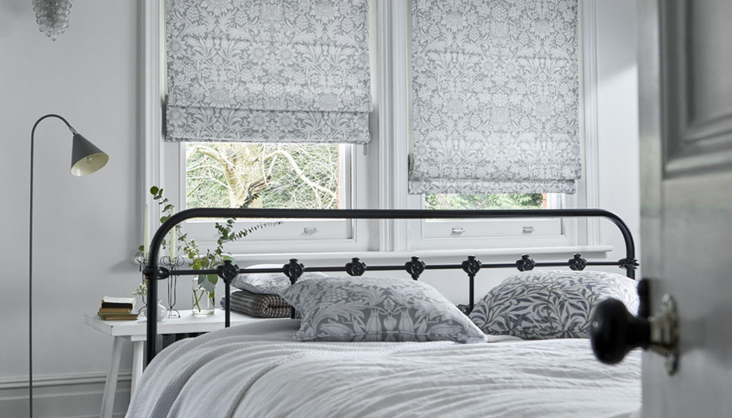 Grey Roman Blinds