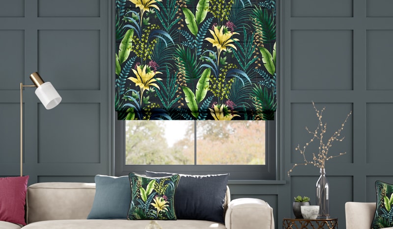 Patterned Blinds for living rooms
