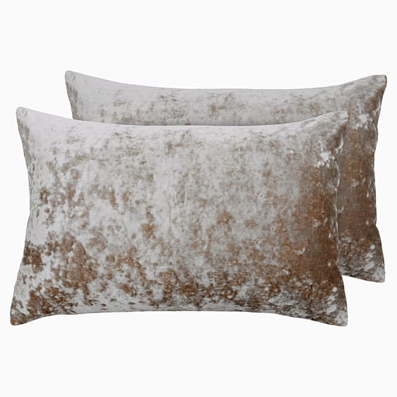 Essentials Crushed Velvet Oyster