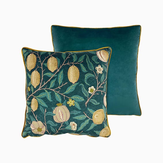 William Morris Fruit Velvet Aegean