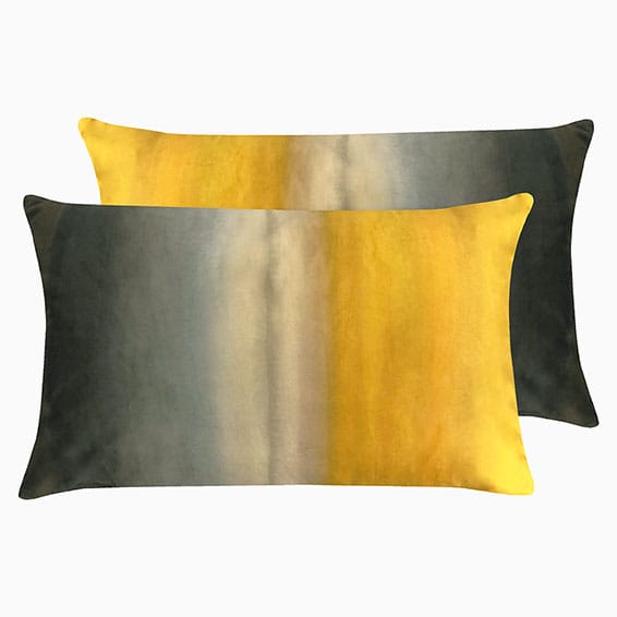 Stripe Mustard & Grey